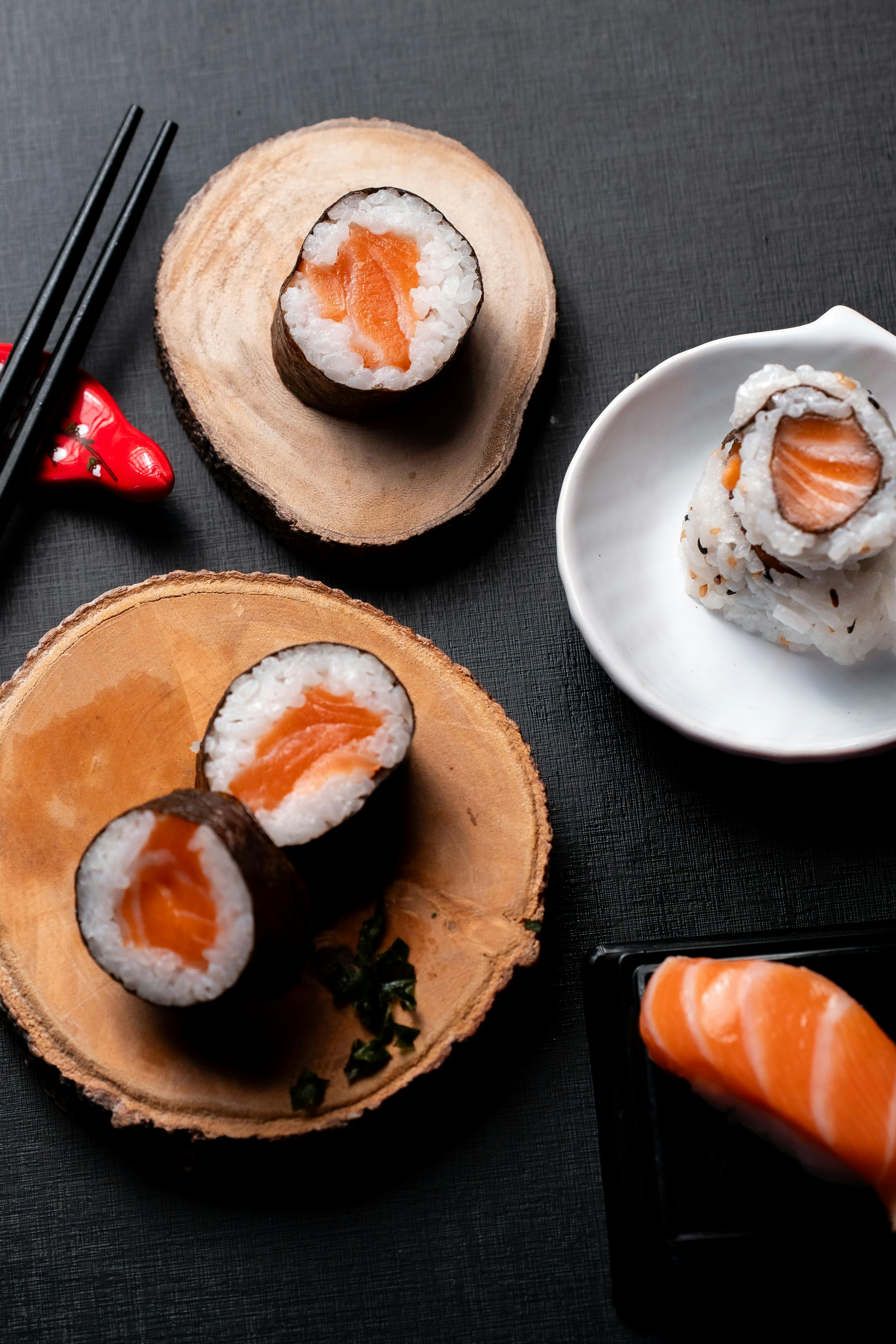 Sushi photo from Pexels, image 31299670
