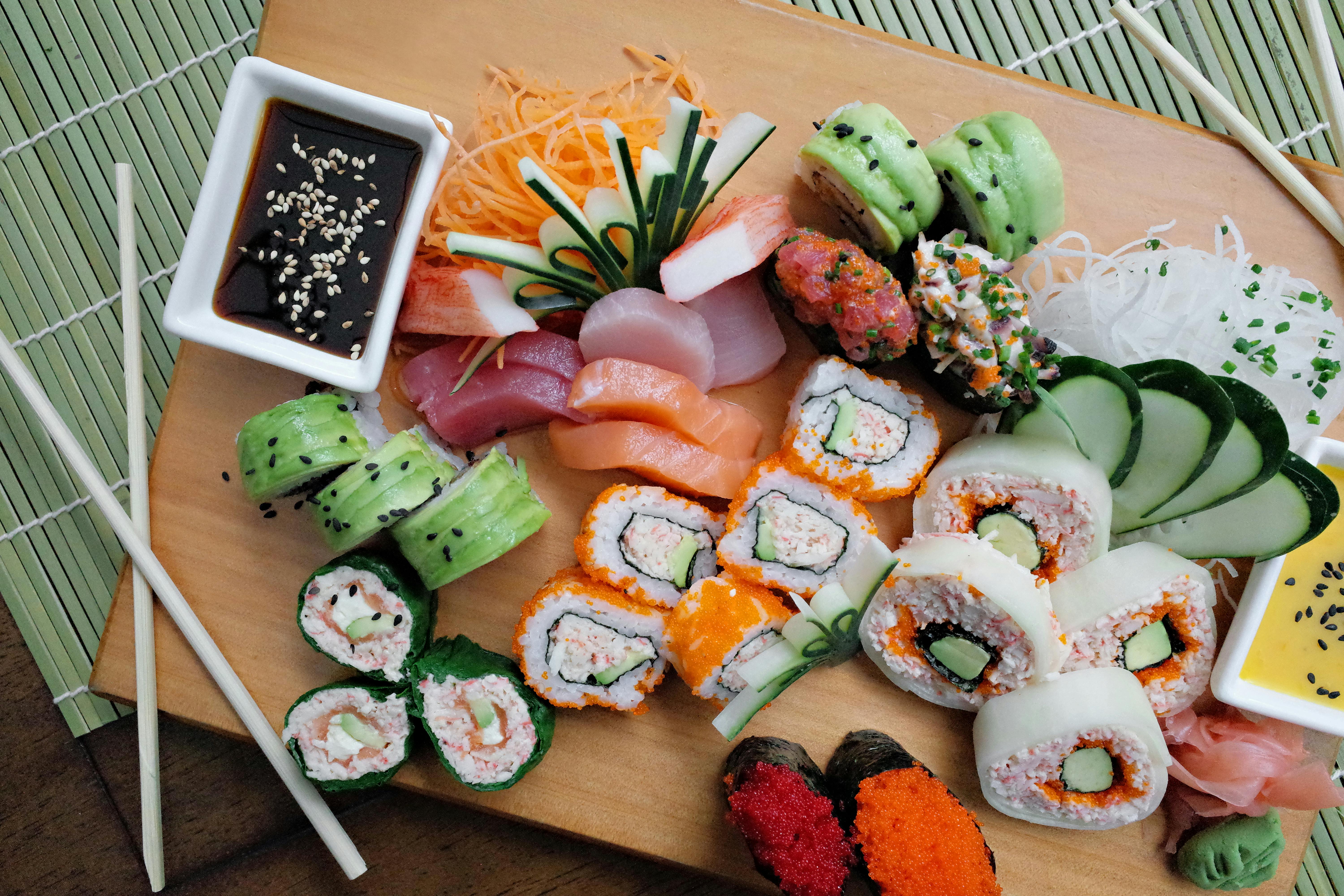 Sushi photo from Pexels, image 36317037