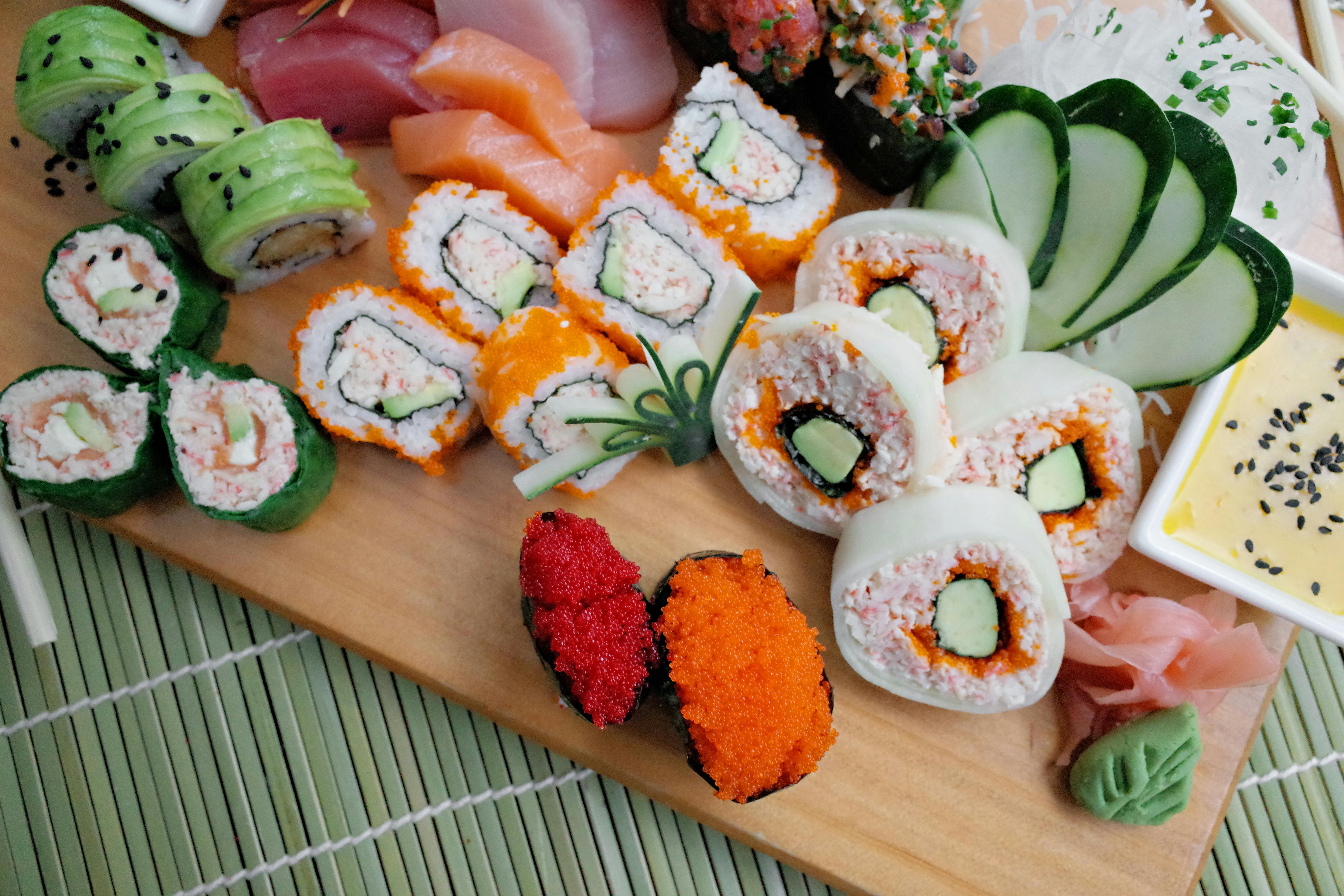 Sushi photo from Pexels, image 36317042