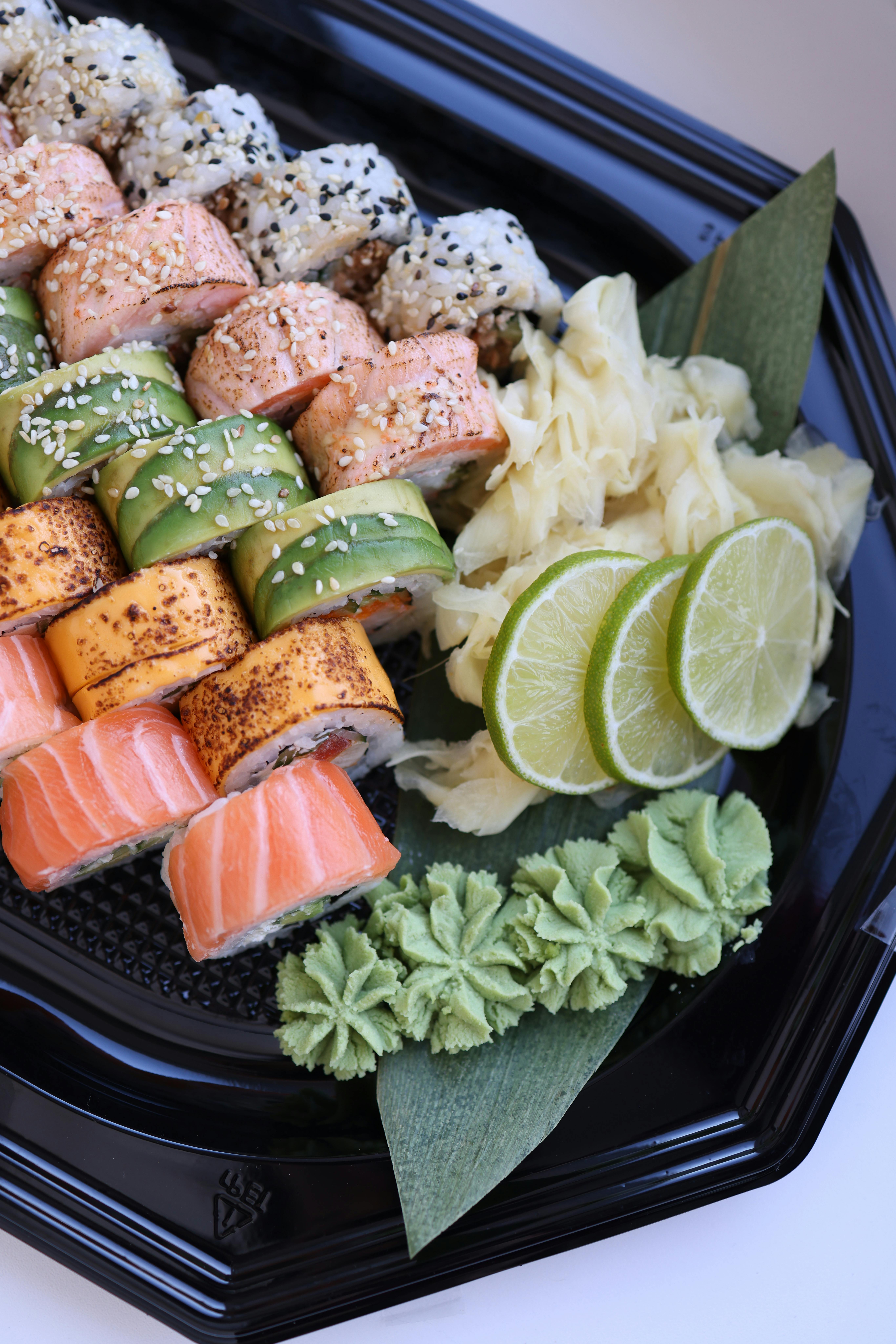 Sushi photo from Pexels, image 36627095